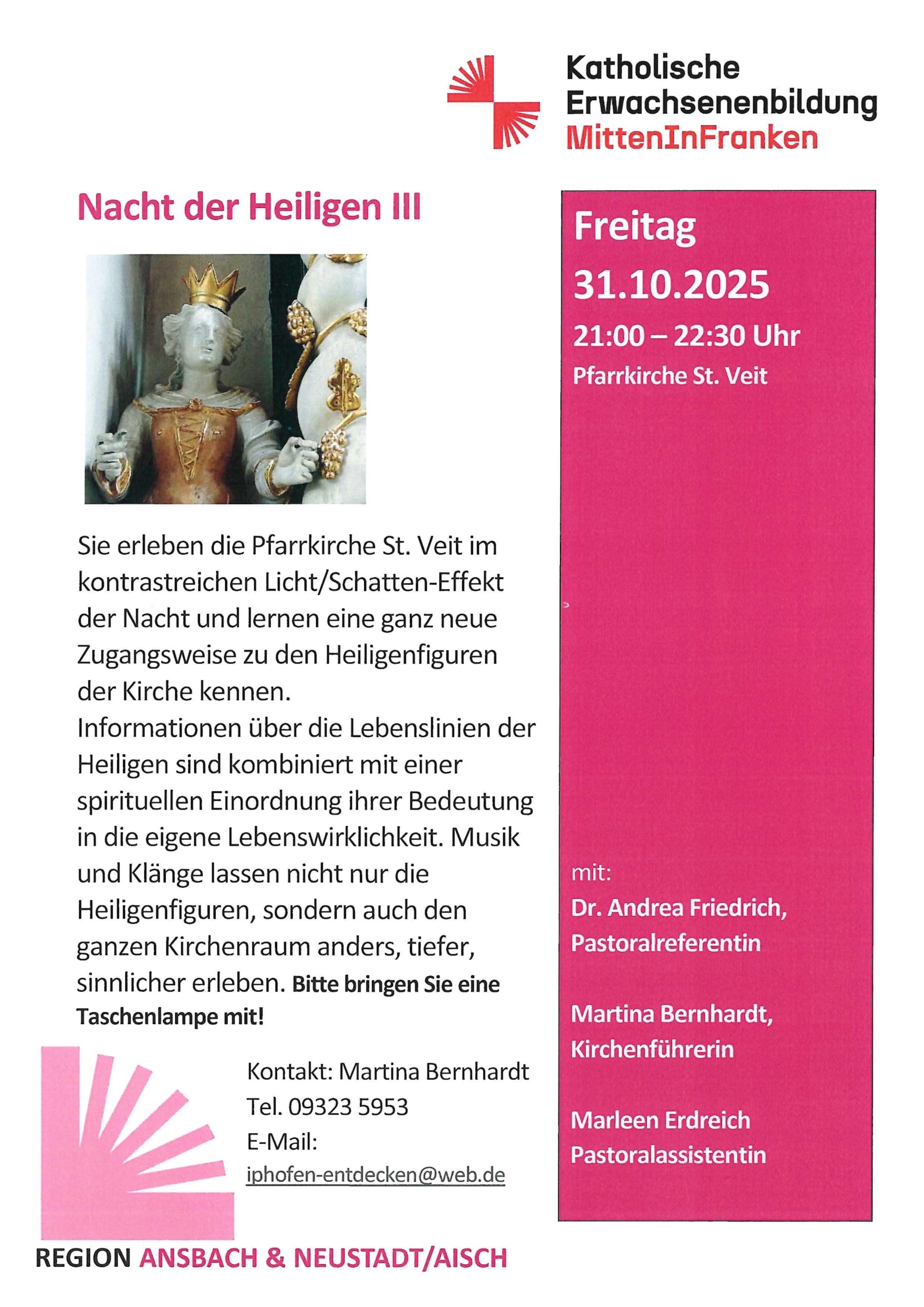 2025 Flyer Nacht der Heiligen III