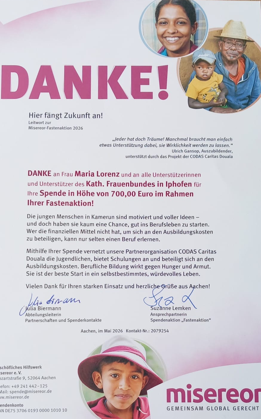 2026 Spende Fastenaktion