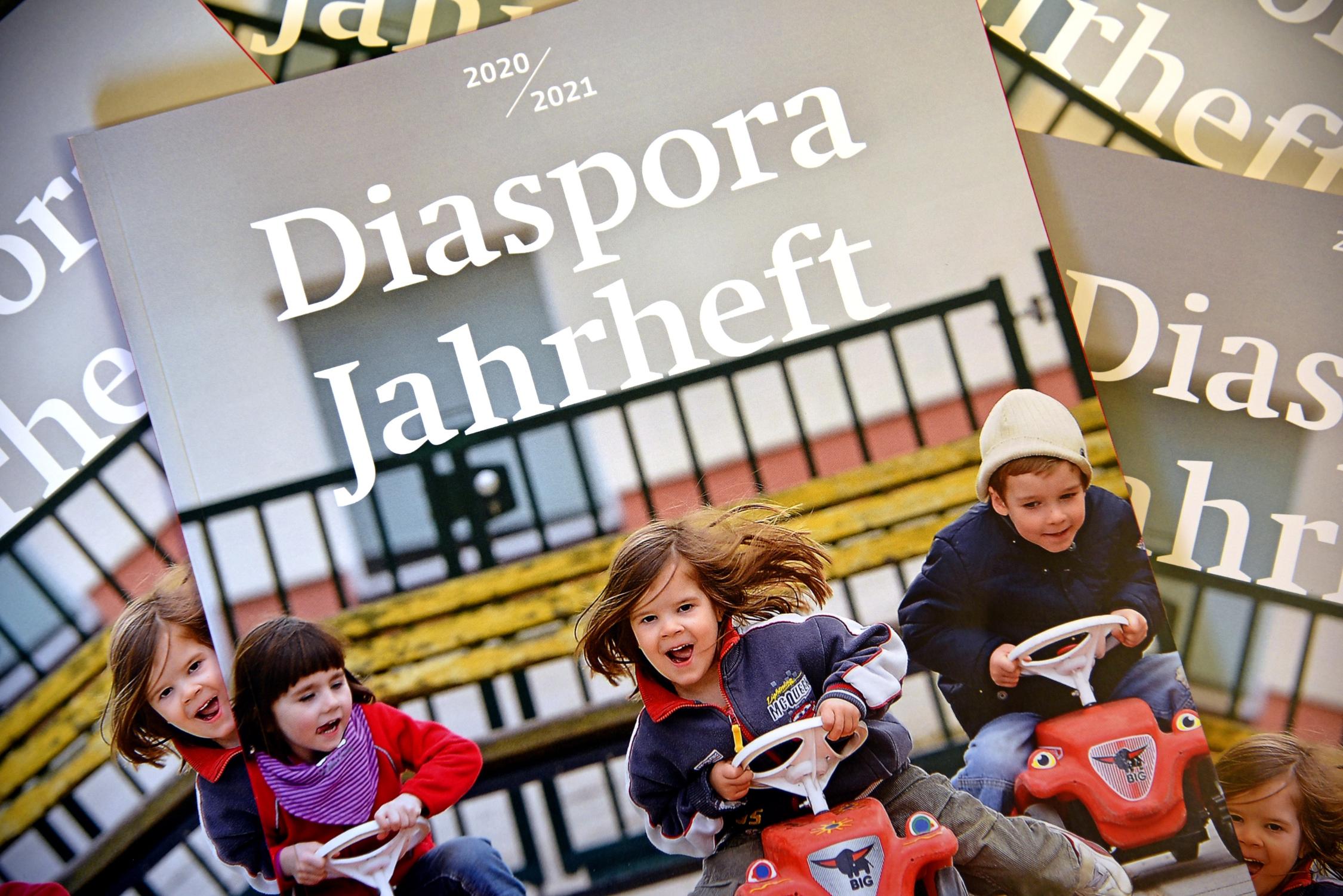 Das Cover des Diaspora-Jahrheftes 2020/2021. Das Cover des Diaspora-Jahrheftes