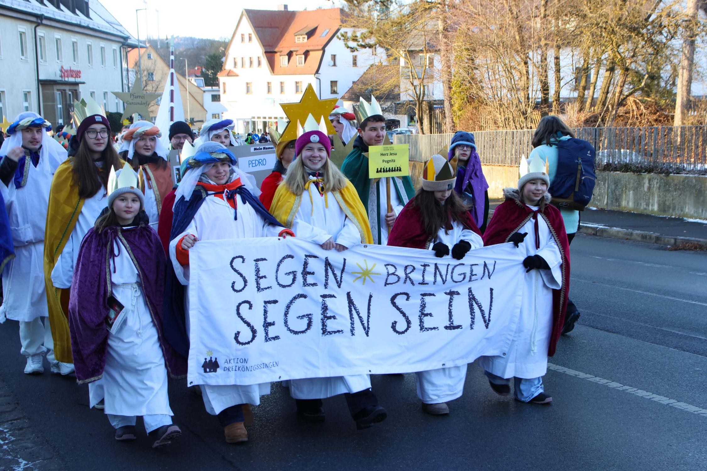 Eröffnung der Aktion Dreikönigssingen in Pegnitz