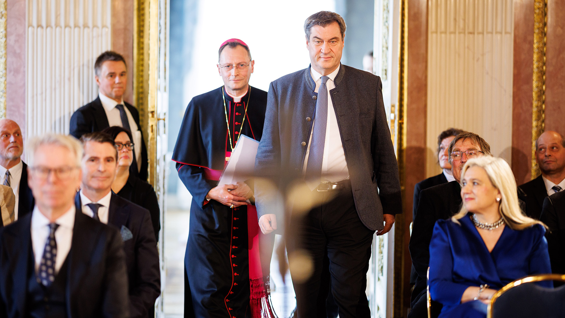 Vereidigung des künftigen Erzbischofs Herwig Gössl im Prinz-Carl-Palais in München Vereidigung