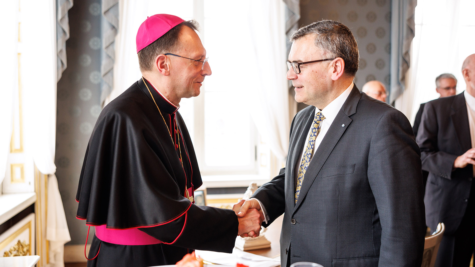 Vereidigung des künftigen Erzbischofs Herwig Gössl im Prinz-Carl-Palais in München Vereidigung