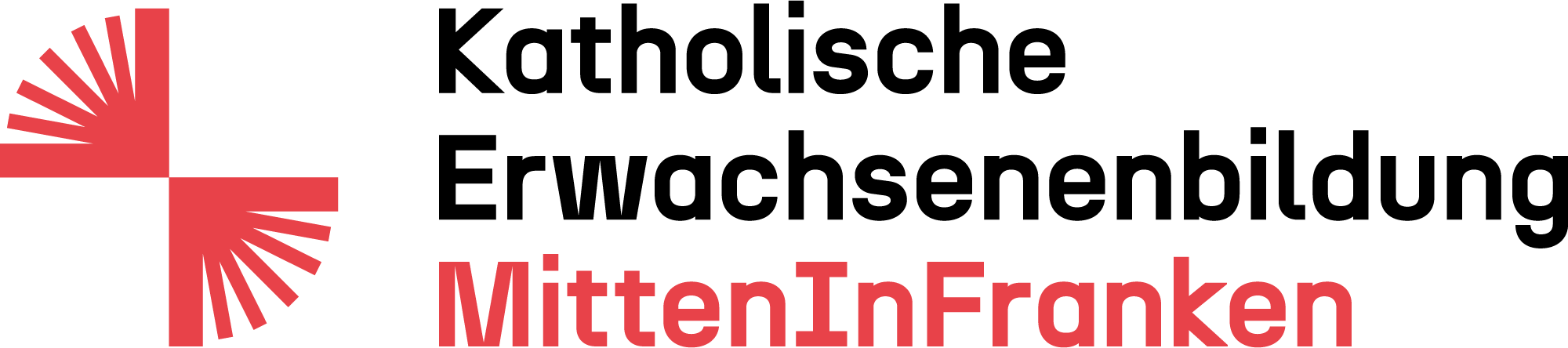 Logo KEB MittenInFranken Logo der Katholischen Erwachsenenbildung MittenInFranken